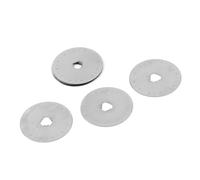 EMUKOEP Lame di Ricambio per Taglierina Rotante 45 Mm, 10 unità, per Tagliare la Pelle, Tessuto, Carta, Utensile per Mestieri, 5 * 5 * 1, Trimmer di Carta