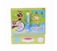 EMUKOEP Libro da Colorare per Bambini Giocattolo Educativo Portatile, Libro Riutilizzabile per Pittura Ad Acqua per Bambini, Aiuta a Imparare e Creare, Ottimo per i in età Prescolare (Azienda