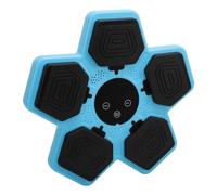EMUKOEP Macchina da Boxe Musicale Elettronica per Bambini per Uso Domestico in Interni con Design di Sicurezza e Imbottitura Morbida, Include e Cavo di Ricarica (Blu)