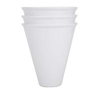 EMUKOEP Magical Juggling Shaker Cups Alta qualità Durevole Prop 3 Pezzi per Spettacoli di Talenti e Feste TPR Bianco 5,51 * 4,92 * 1,97 Pollici
