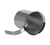 EMUKOEP Manuale in Acciaio Inossidabile da 400 Ml/800 Ml Sparkler, Blender in Schiuma da caffè a Doppia Rete, Frullatore (400 ml)