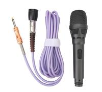 EMUKOEP Microfono Cablato Portatile Microfono Vocale Dinamico per Karaoke Discorso Matrimonio attività All'aperto