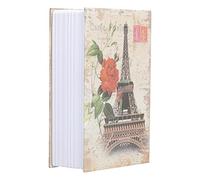 EMUKOEP Mini Cassaforte Creativa a Forma di Libro, Salvadanaio in Acciaio Inossidabile di Alta qualità per Riporre gli Oggetti Nascosti, Adatta per Bambini e Adulti, 1 Manuale in Cinese e Inglese