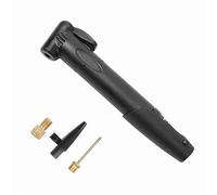EMUKOEP Mini Pompa da Bici Gonfiatore per Bicicletta Portatile Compatto con 3 Ugelli, Facile da Riparare per Avventure All'aria Aperta
