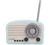 EMUKOEP Modello di Radio per Casa delle Bambole in Miniatura Vintage Ed Elegante per la Decorazione di un Mini Paesaggio, Giocattolo Realistico per Bambini in Materiale Plastico (#1)