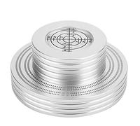 EMUKOEP Morsetto per Disco Girevole Durevole per Stabilizzatore di Peso per Dischi in Vinile qualità del Suono di Alta Precisione, Adatto per gli Amanti dei Dischi, materiale: Tutto in Alluminio,