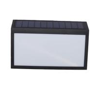 EMUKOEP Numeri Civici Luce Numeri Civici Illuminati Targa per Indirizzo Illuminata Targa per Numero Civico a LED Alimentazione Solare 6000K 3000K IP44 con 10 LED SMD per Giardino