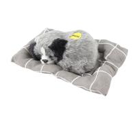 EMUKOEP Peluche per Cani Che Dorme con Aspetto Realistico per Regali per Bambini, Bambola con Cucciolo Che Abbaia per Decorazione Giocattolo per Cani di Piccola Taglia Simulazione Ornamenti per