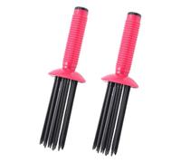 EMUKOEP Pettinatura per Arricciatura per Capelli per Capelli Ricci, Design Strutturato per Presa, Leggero, Compatto, 17 Denti Arrotondati, Scivola Senza Sforzo tra i Capelli,