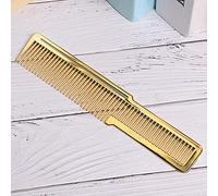 EMUKOEP Pettine per Capelli, Pettine per Styling Professionale per Tutti i di Capelli con Impugnatura Ergonomica, Materiale Ecologico Non Tossico, Denti Dritti per Viaggi in Salone a (Oro)