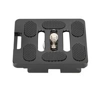 EMUKOEP Piastra a Sgancio Rapido per Treppiede Portatile con Vite a Impugnatura da 1/4 per Sirui TY50X Serie G Serie KX