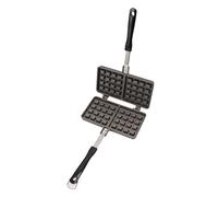 EMUKOEP Piastra per Waffle, Stampo per Pancake, Stampo per Waffle in Ferro, Lega di Alluminio,