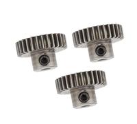 EMUKOEP Pignone RC da 3 Pezzi Eccellente Sostituzione Dell'ingranaggio del Motore in Lega di Polvere di Acciaio per Resistenza all'Usura Diametro Albero 3,175 Mm (Storia)