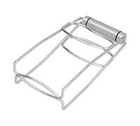 EMUKOEP Pinza Antiscottatura con Clip per Piatto in Acciaio Inossidabile per, Supporto Pieghevole per Morsetto per Ciotola Antiscivolo per la Casa, 7,1x3,0 Pollici