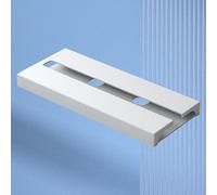 EMUKOEP Portabicchieri da vino, durevole, da appendere, salvaspazio, pratico, con adesivo senza tracce per organizzare (bianco)