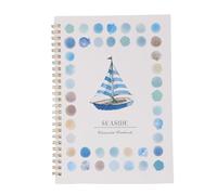 EMUKOEP Quaderno di Esercizi per Acquerelli per Principianti, Libro di Pittura Ad Acquerello con Istruzioni Passo Passo, per Imparare, Ideale per Artisti e Hobbisti (Mare)
