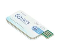 EMUKOEP Registratore Dati di Temperatura USB Dimensioni Compatte Facile da Trasportare Plastica 13 G Monouso per il Processo di Conservazione dei Farmaci (TempU05)