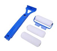 EMUKOEP Rullo Applicatore per Lozione per la Schiena, Portata Lunga 18,3 | Corpo in Plastica ABS Antiscivolo, Morbida Testa in Spugna per Creme e Creme Solari, Riduce lo Sforzo Sulle Spalle