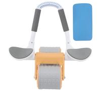 EMUKOEP Ruota Addominale a Rimbalzo Automatico con Design a Molla per Allenamenti in Palestra a Casa, Materiale ABS (Arancia)
