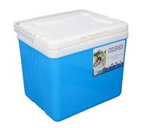 EMUKOEP Scatola Frigo Portatile Efficiente Frigorifero Rigido Isolato di Grande capacità per Picnic All'aperto Pesca Cibo Fresco Materiale Sicuro (Blu)