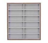 EMUKOEP Scatola Porta Occhiali, Elegante Contenitore per Occhiali da Sole e da Vista, Vassoio Espositivo, Scatola Porta Occhiali per Un'organizzazione Ordinata, Ideale per la Casa o