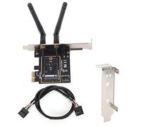 EMUKOEP Scheda Adattatore PCIe A NGFF, Scheda di Espansione di Rete PCIe 1X A Chiave A E, Adattatore Modulo Wireless per un Trasferimento Dati più Veloce, Ideale per L'aggiornamento