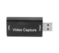 EMUKOEP Scheda di Acquisizione Video Ultra Chiara 4K 1080P 30FPS per L'insegnamento dello Streaming di Immagini Mediche, Piccola e Portatile ABS da 2,5 Once