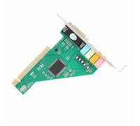 EMUKOEP Scheda PCI di Alta qualità Canale 4.1 con Rapporto Segnale-rumore di 120 DB - Supporta le Interfacce Direct Sound 3D e A3D - Ideale per la Produzione Musicale, Registrazione e Riproduzione