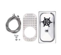 EMUKOEP Sciacquatrice per Bicchieri, Lavatazze per Lavello, Lavabottiglie per Tazze e Brocche, Sciacquatrice Compatta per Uso Domestico e Commerciale, Attrezzatura da Indispensabile