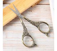 EMUKOEP Scissori di Lusso Europei Creativi Retro Scissors Fai da Te Farte CrossAce Crossance Creative Luxury Course Strumenti di Cucito (QingGU (B01-003-00124))