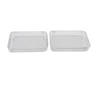 EMUKOEP Set di 2 Cestelli per Friggitrice in Ferro Placcato Cromato per Patatine Fritte, di Pollo, Facile Pulizia per Mamme Impegnate