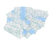 EMUKOEP Set di 200 palette per trucchi usa e getta con pellicola autoadesiva in poliuretano per fondotinta, ombretto, smalto con colori chiari, medicazione con pellicola sottile