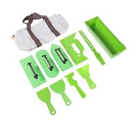EMUKOEP Set di Cazzuole per Intonaco in Plastica con Custodia Facile Manutenzione Pulizia Rapida Si Ripone in Modo Compatto Nella Cassetta degli Attrezzi Ideale per Varie Esigenze di Finitura