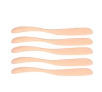 EMUKOEP Set di Coltelli per Burro in Legno Spalmatori Squisiti per Utensili da Taglio per Formaggio e Marmellata per Pane e Torte, Stoviglie da 5 Pezzi da 6,5 pollici per gli Amanti dei Gadget da