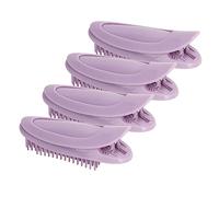 EMUKOEP Set di Fermagli Volume per Capelli Resistenti Al Calore, Styling Facile per Tutti i di Capelli, Viola 4 Pezzi