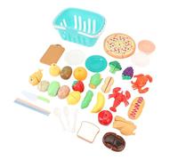 EMUKOEP Set di Giocattoli Educativi con Cesto Multifunzionale di Frutta e Verdura per lo Sviluppo Sociale dei Bambini