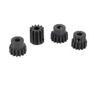 EMUKOEP Set Pignone Motore Durevole M1 5mm Installazione Semplice a Basso Rumore 25DP/1.0M, 12T 13T 14T 15T per Ingranaggio Motore per Auto RC, per Auto RC 1/8, 4 Pezzi