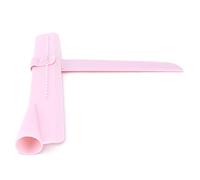 EMUKOEP Set Versatile di Raschietti per Crema Perfetta Finitura della Torta, Piastre Raschianti Regolabili da 2 Pezzi per Forniture da Forno, 9,3" (Rosa tromba)