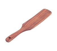 EMUKOEP Spatola in Legno di Teak Ad Alta Durezza, Strumento da Resistente Al Calore per Mescolare 1 Spatola (Pala media 29 * 5,5 cm)
