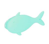 EMUKOEP Spazzola da Bagno a Forma di Balena in Silicone per Capelli Morbidi, Shampoo, Massaggio, Pulizia, Doccia, Spazzola, Giocattolo da Bagno per Bambini (Verde)