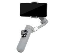 EMUKOEP Stabilizzatore con Testa a Sfera per Smartphone con Luce di Riempimento, modalità Multiple e Messa a Fuoco Professionale, Ideale per Vlogger, Batteria da 3200 MAh, 3 Livelli di luminosità
