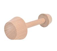 EMUKOEP Stampo per Crostata di Uova in Legno Resistente Design a Doppio Lato Stampo per Torte Facile da Usare per Dessert Fai-da-te, Ideale per Mini Cupcake, Colore Legno