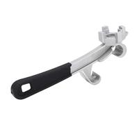 EMUKOEP Strumento Apri Secchio, Chiave Multifunzione in Alluminio per Coperchio Barattolo di Vernice da 5 Galloni con Maniglia Antiscivolo, Adatto per Tappo da 2 Pollici e 3/4 Pollici