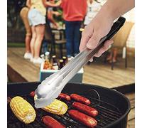 EMUKOEP Strumento di Serraggio per Barbecue in Acciaio Inossidabile con Design a Conchiglia Antiscottatura Cottura Nei Ristoranti