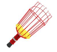 EMUKOEP Strumento per raccolta frutta, cestino rosso per avocado, ghiande, limone, pera,