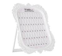 EMUKOEP Supporto per Unghie Unghie Display a Colori Libro 24 × 19 × 1 Espositore per Nail Art Fiore 48 Colori Carta per Smalto Gel Strumento per Manicure per Pratica delle