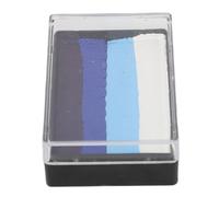 EMUKOEP Tavolozza di Torta Divisa a 4 Colori, Trucco Attivato Dall'acqua per Bambini e Adulti, Vernice per il Viso e per il Corpo per il Cosplay, Halloween, 30G (20)