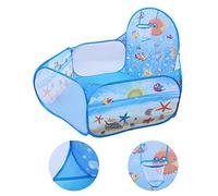 EMUKOEP Tenda da Piscina per Bambini con Simpatici Animali dei Cartoni Animati, Morbida e Resistente, 47,2x47,2x29,5 Pollici, per il Cortile e L'asilo Nido (Mondo marittimo)