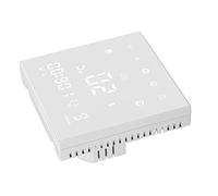 EMUKOEP Termostato WiFi Intelligente con Touch Screen e Temperatura Costante Automatica per Riscaldamento a Pavimento 90-240 V Facile da Usare e Blocco di Sicurezza per Bambini
