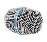 EMUKOEP Testa a Spirale di Ricambio per Microfono con Griglia in Acciaio Inossidabile, Testa a Sfera, Diametro 1,24", Altezza 2,28", per Microfono Beta87A, Riduzione del Rumore del, per gli